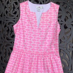 Vineyard Vines fishtail pink summer dress